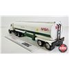 Image 3 : ERTL Pressed Steel Truck & Tanker Trailer "NASA"  (Note : Cracked Tire on Trailer & Smoke Stack Brok