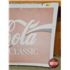 Image 4 : Single Sided Tin Sign : Coca-Cola Classic (Measures : 36"H x 60"W)