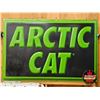 Image 2 : Arctic Cat Light Up Sign Lens  (Note : Photographed w/Backlighting ~ Not Included : Some Cracks on L