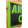 Image 3 : Arctic Cat Light Up Sign Lens  (Note : Photographed w/Backlighting ~ Not Included : Some Cracks on L