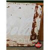 Image 4 : Single Sided Tin Sign : Coca-Cola "Drink Coca-Cola Ice Cold"  (Measures : 35-1/4"H x 59-1/4"W)