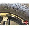 Image 3 : Toyo Open Country Load Range Tires (4) : LT 285/55R20 c/w XD Aluminum Rims (Note : Came off 2018 Ram