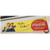 Image 30 : Large Advertising 14ft Lightweight Store Display Banner : "Hello - Coke!" Drink Coca-Cola Refresh! "