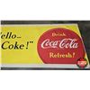 Image 3 : Large Advertising 14ft Lightweight Store Display Banner : "Hello - Coke!" Drink Coca-Cola Refresh! "
