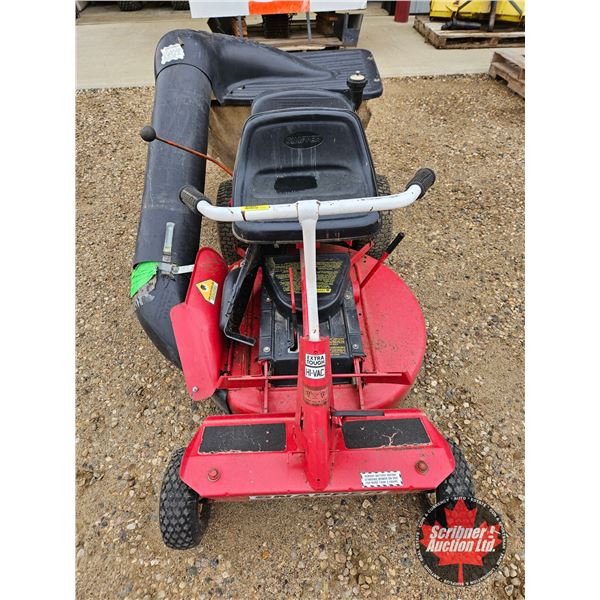 Snapper Riding Lawn Mower : 12hp c/w Bagger (Note : Not Running) (30"Cut)