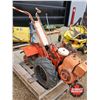 Image 1 : Simplicity Walk Behind Rototiller/Sickle Mower  (Note : Not Running ~ Turns Over)