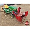 Image 1 : John Deere 318 Ride On Garden Tractor (Hydrostatic)  Custom Equipped w/Snapper Snowblower (Note : Tr