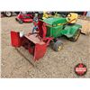 Image 3 : John Deere 318 Ride On Garden Tractor (Hydrostatic)  Custom Equipped w/Snapper Snowblower (Note : Tr