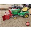 Image 4 : John Deere 318 Ride On Garden Tractor (Hydrostatic)  Custom Equipped w/Snapper Snowblower (Note : Tr