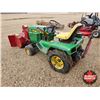 Image 5 : John Deere 318 Ride On Garden Tractor (Hydrostatic)  Custom Equipped w/Snapper Snowblower (Note : Tr