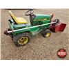 Image 8 : John Deere 318 Ride On Garden Tractor (Hydrostatic)  Custom Equipped w/Snapper Snowblower (Note : Tr