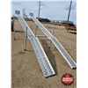 Image 2 : Aluminum ATV Loading Ramp  (Measures : 11ft L x 68"W) c/w 5ft Addional Extensions (Adjustable)