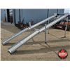 Image 3 : Aluminum ATV Loading Ramp  (Measures : 11ft L x 68"W) c/w 5ft Addional Extensions (Adjustable)