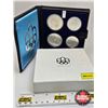 Image 1 : RCM Olympic Coin Proof Set : Series I Olympic Coins : Geographic : COA (Copyright 1972 COJO 76) (Ste