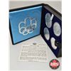 Image 4 : RCM Olympic Coin Proof Set : Series I Olympic Coins : Geographic : COA (Copyright 1972 COJO 76) (Ste