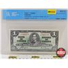 Image 1 : Bank of Canada $1 Bill 1937 : Coyne/Towers #UN7265578 (CCCS Cert : AU-50 : Almost Uncirculated)