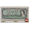 Image 2 : Canada $1 Bill 1954 *Replacement : Beattie/Rasminsky # *BM1095599 (CCCS Cert : VF-30 : Very-Fine : R