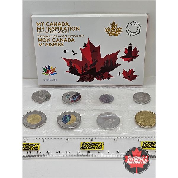 RCM Canada 2017 Uncirculated 8-Coin Set : MY CANADA, MY INSPIRATION