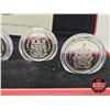 Image 3 : RCM Canada 2004 : Fifty Cent Sterling Coin Set  (COA #7378 : Sterling Silver 92.5%)