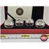 Image 4 : RCM Canada 2004 : Fifty Cent Sterling Coin Set  (COA #7378 : Sterling Silver 92.5%)