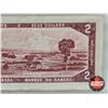 Image 8 : Canada $2 Bill 1954 *Replacement : Bouey/Rasminsky # *AG0352703 (CCCS Cert : VF20 : Very-Fine : Repl