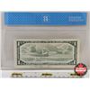 Image 5 : Canada $1 Bill 1954 : Beattie/Rasminsky #MP8889486 (CCCS Cert : VF-20 : Very-Fine : Short Run)