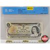 Image 1 : Canada $1 Bill 1973 *Replacement : Lawson/Bouey # *OG6435210 (CCCS Cert : EF-40 : Extra-Fine : Repla