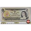 Image 2 : Canada $1 Bill 1973 *Replacement : Lawson/Bouey # *OG6435210 (CCCS Cert : EF-40 : Extra-Fine : Repla