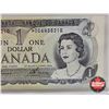 Image 4 : Canada $1 Bill 1973 *Replacement : Lawson/Bouey # *OG6435210 (CCCS Cert : EF-40 : Extra-Fine : Repla