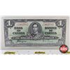 Image 2 : Bank of Canada $1 Bill 1937 : Coyne/Towers #JN2417712 (CCCS Cert : VF-25 : Very-Fine)