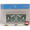 Image 5 : Bank of Canada $1 Bill 1937 : Coyne/Towers #JN2417712 (CCCS Cert : VF-25 : Very-Fine)
