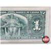 Image 8 : Bank of Canada $1 Bill 1937 : Coyne/Towers #JN2417712 (CCCS Cert : VF-25 : Very-Fine)