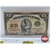 Image 2 : Dominion of Canada 1923 Twenty Five Cent "Shinplaster" : Hyndman/Saunders #B005170 (CCCS Cert : F-15