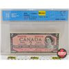 Image 1 : Canada $2 Bill 1954 : Lawson/Bouey #VG6997646 (CCCS Cert : VF-20 : Very-Fine : Short Run)
