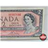 Image 4 : Canada $2 Bill 1954 : Lawson/Bouey #VG6997646 (CCCS Cert : VF-20 : Very-Fine : Short Run)