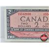Image 3 : Canada $2 Bill 1954 : Lawson/Bouey #UG5542890 (CCCS Cert : VF-20 : Very-Fine)