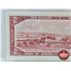 Image 7 : Canada $2 Bill 1954 : Lawson/Bouey #UG5542890 (CCCS Cert : VF-20 : Very-Fine)