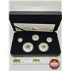 Image 1 : RCM Canada 2004 Silver Maple Leaf Privy Mark Set  One Ounce ; 1/2 Ounce 1/4 Ounce; 1/10 Ounce & 1/20