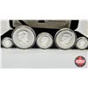 Image 5 : RCM Canada 2004 Silver Maple Leaf Privy Mark Set  One Ounce ; 1/2 Ounce 1/4 Ounce; 1/10 Ounce & 1/20