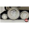 Image 6 : RCM Canada 2004 Silver Maple Leaf Privy Mark Set  One Ounce ; 1/2 Ounce 1/4 Ounce; 1/10 Ounce & 1/20