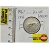 Image 1 : Canada Twenty Five Cent 1967 (Rotated Die Bobcat)
