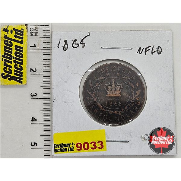 Newfoundland One Cent 1865