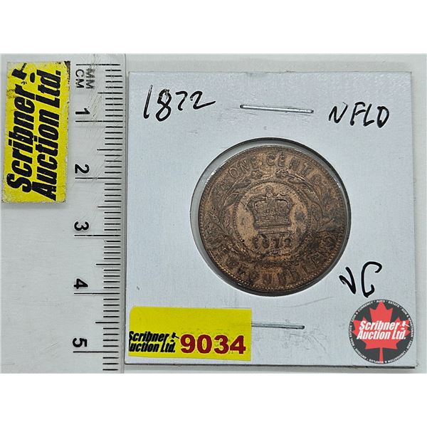 Newfoundland One Cent 1872