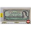 Image 1 : Canada $1 Bill 1954 *Replacement : Beattie/Rasminsky # *HY0208726