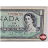 Image 3 : Canada $1 Bill 1954 *Replacement : Beattie/Rasminsky # *HY0208726