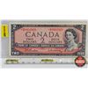 Image 1 : Canada $2 Bill 1954 *Replacement : Beattie/Rasminsky # *BB0403928