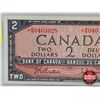 Image 2 : Canada $2 Bill 1954 *Replacement : Beattie/Rasminsky # *BB0403928