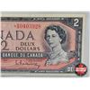 Image 3 : Canada $2 Bill 1954 *Replacement : Beattie/Rasminsky # *BB0403928
