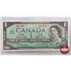 Image 2 : Canada 1967 Coin/Bill Collector Combo (5) : - $1 Bill : Beattie/Rasminsky 1867 1967 - Five Cent - Te
