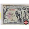 Image 2 : The Canadian Bank of Commerce $5 Bill 1935 : Aird/Logan #774069